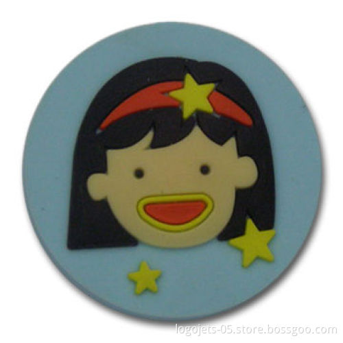 Soft PVC Novelty Magnet, Available in Different Shapes and Sizes